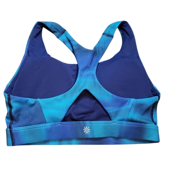Athleta Blue Tie Dye Sports Bra Small Like New! - Picture 3 of 5